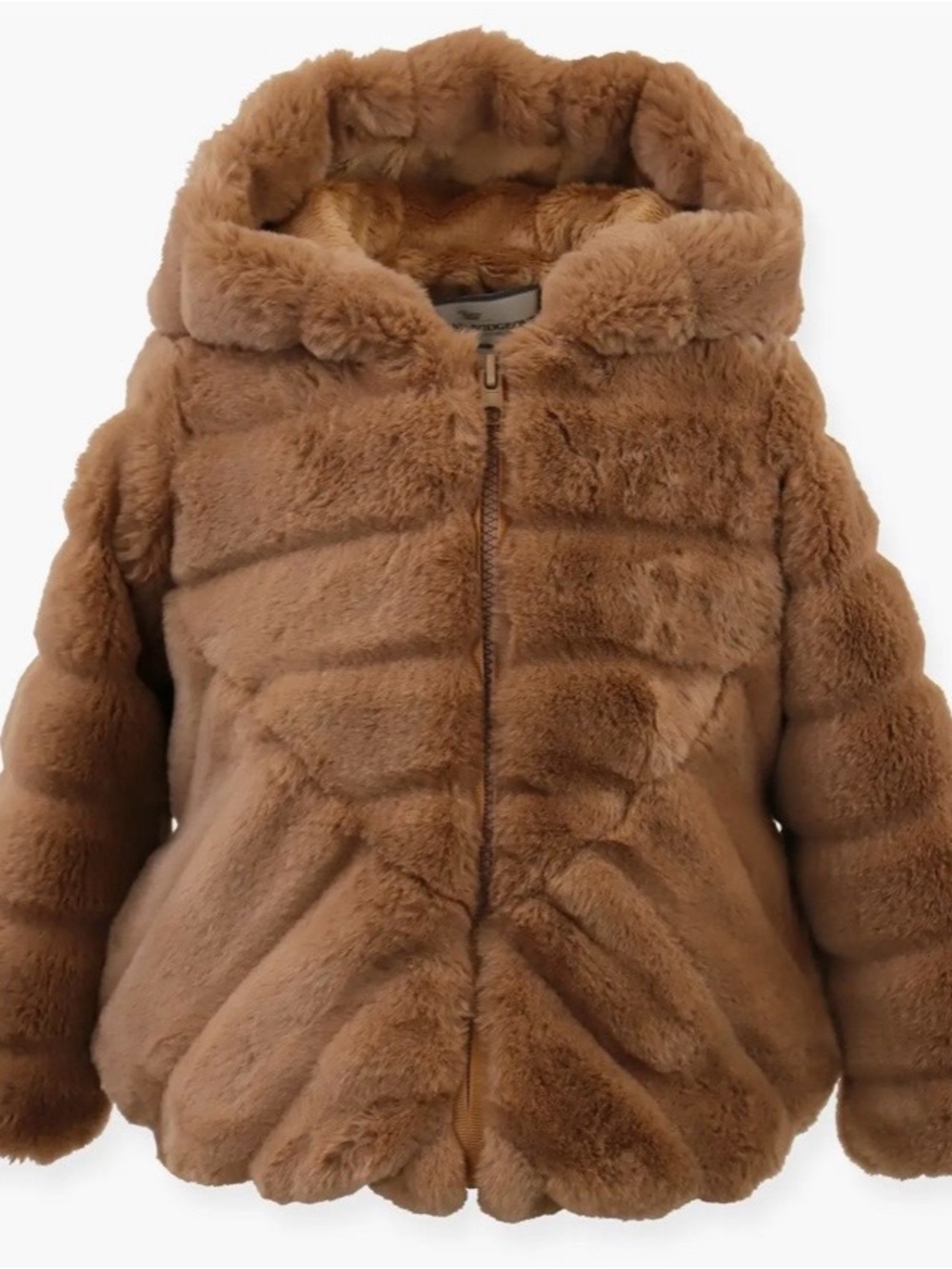 AMERICAN WIDGEON Faux Fur Hooded Jacket. Size 7.